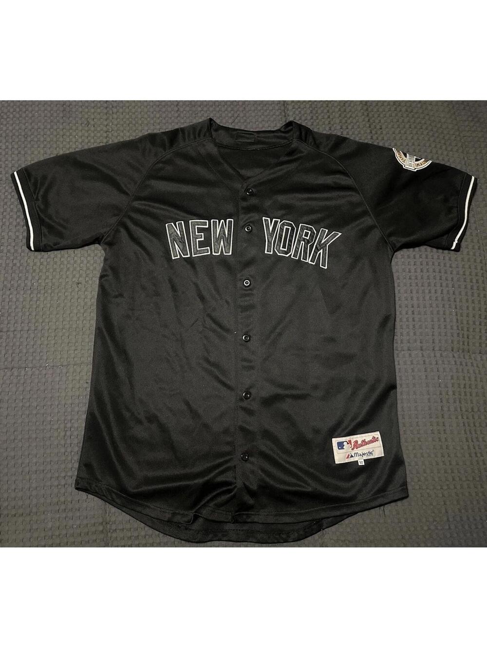 MLB New York Yankees Majestic 2009 Inaugural Season Derek Jeter Jersey Size 52